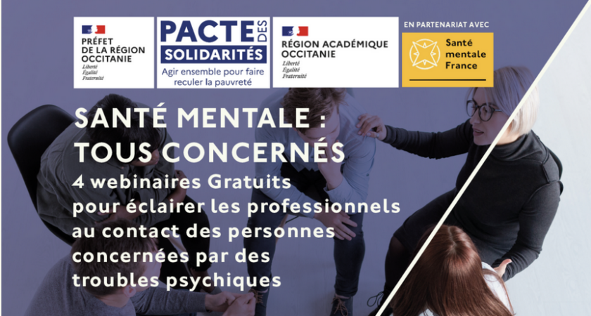 Santé mentale – webinaire pour les professionnels