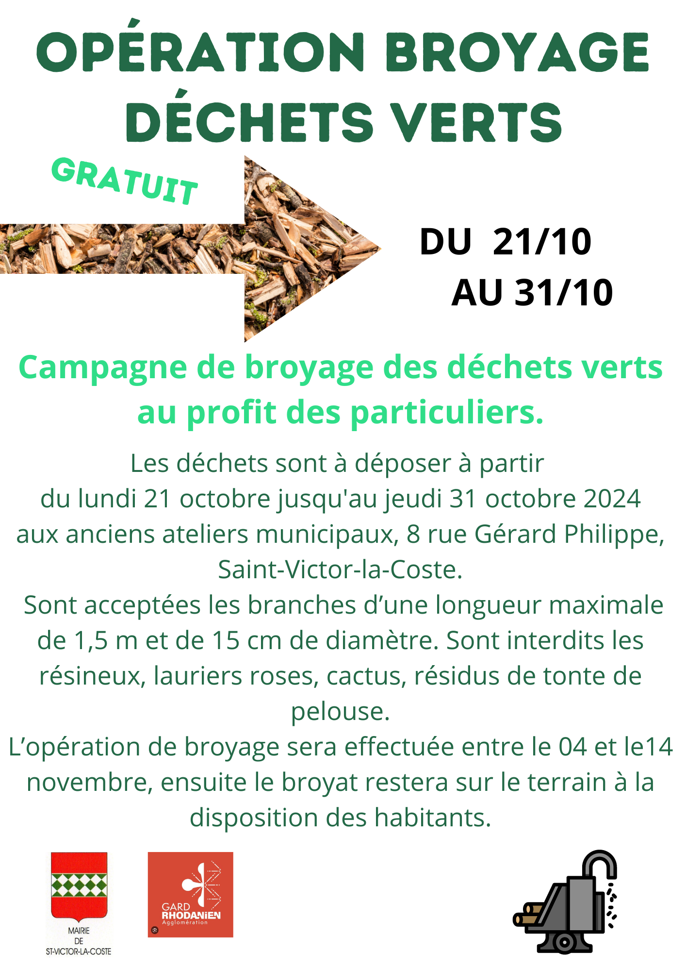 Campagne de broyage