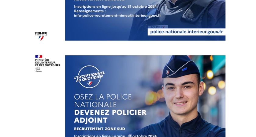 Recrutement-Devenez policier adjoint