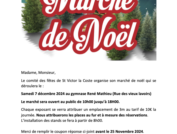 Marché de Noël