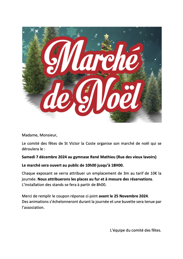 Marché de Noël