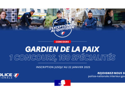 Recrutement gardien de la paix