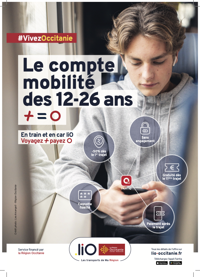 Transports Lio Occitanie « compte mobilité »