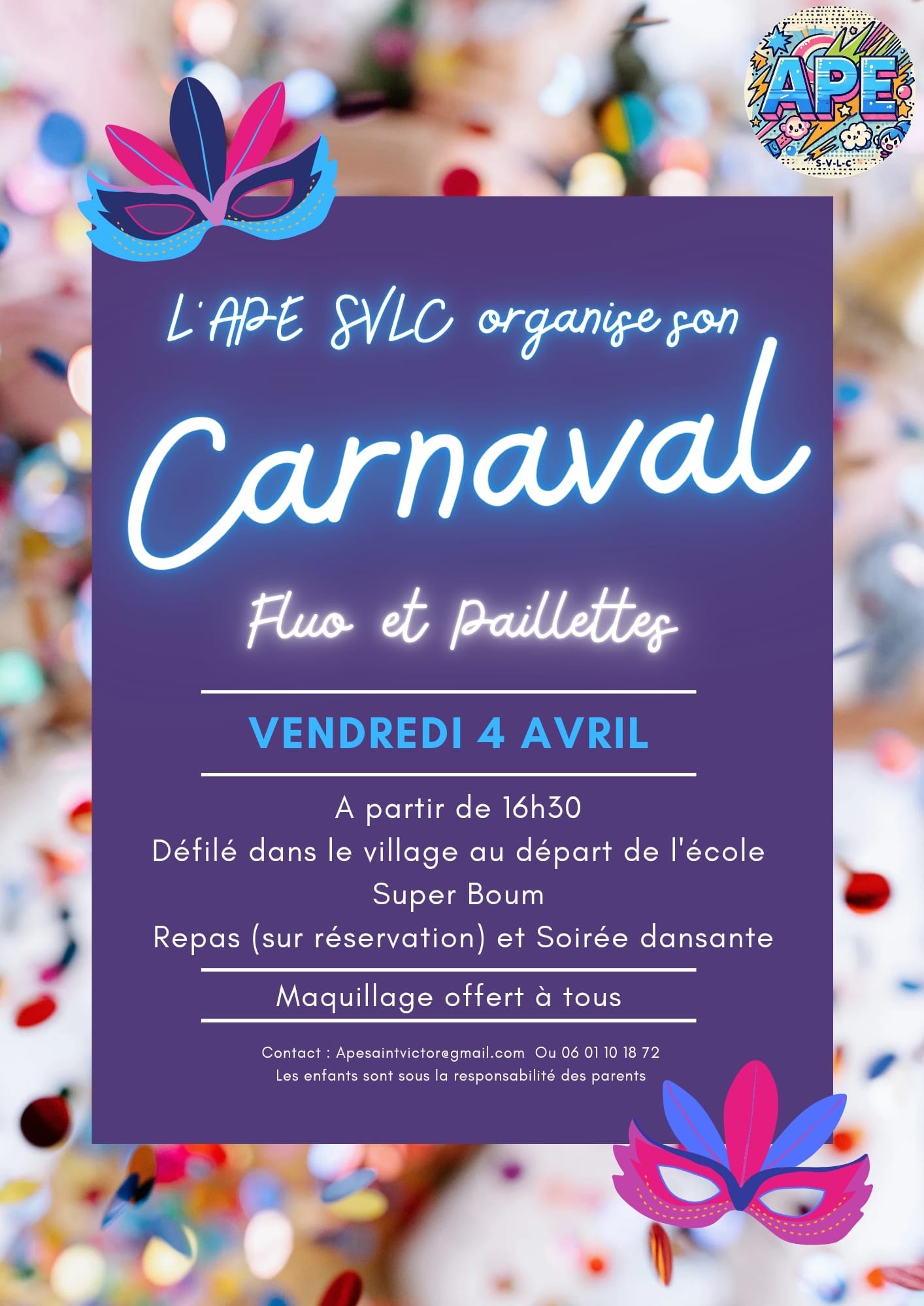 Carnaval de l’APE SVLC